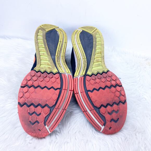 Nike 13 Mens Air Zoom Structure 18 Magnet Grey Volt Running Shoes - Picture 10 of 10